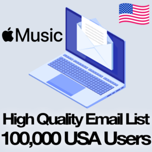 apple music premium email list 100000 verified USA users subscribers