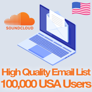 soundcloud premium email list 100000 verified USA users subscribers