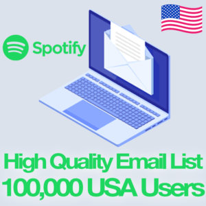 spotify premium email list 100000 verified USA users subscribers